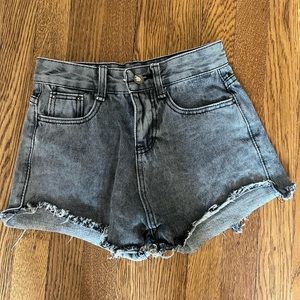 Black jean shorts size small